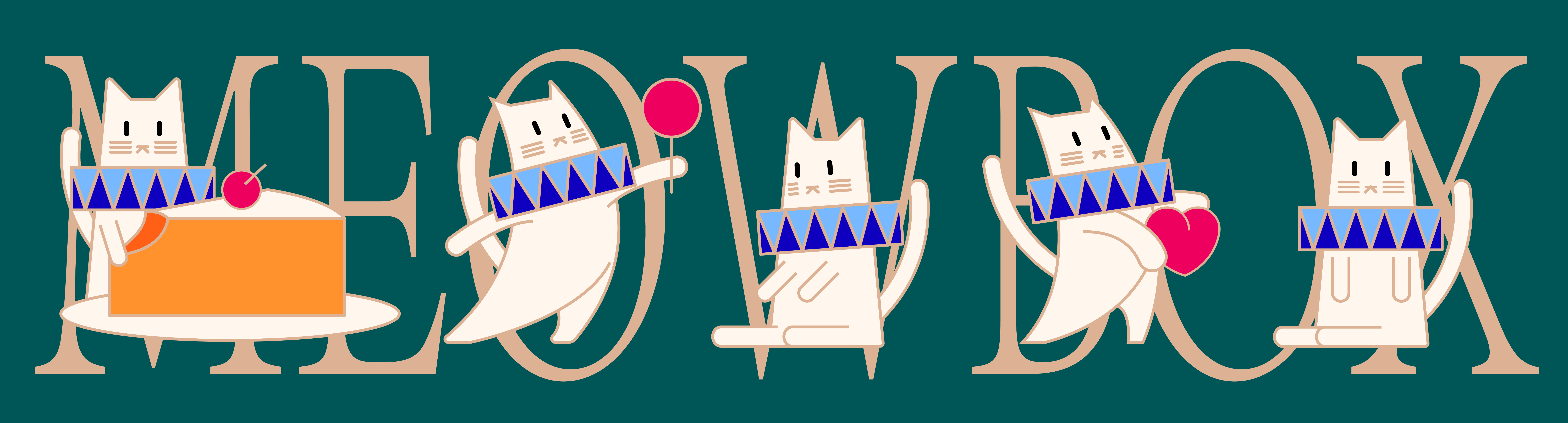 Cultural creation，Garage Kit，Hand drawn，IP，cat，mascot，Tide play，Render，