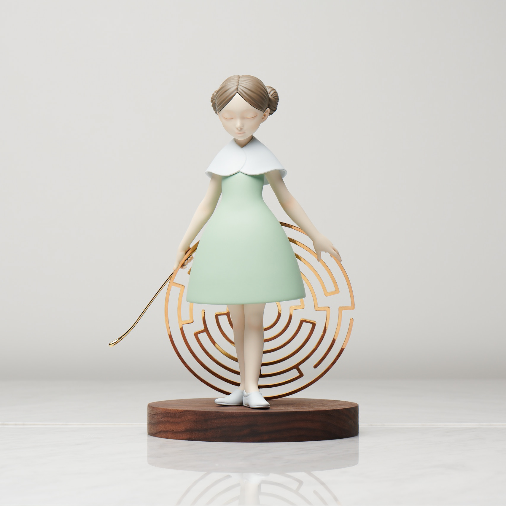 Maze，JAMES JEAN，Maze sculpture，Bronze carving，Little dancer，