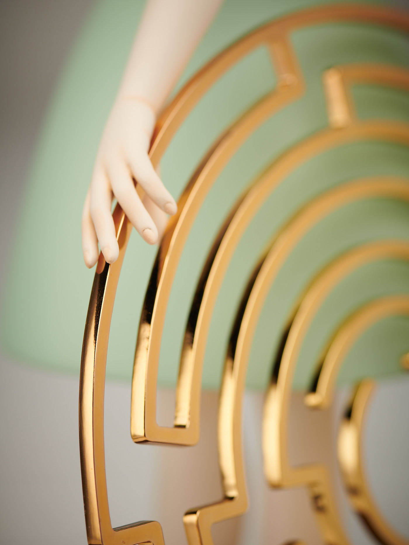 Maze，JAMES JEAN，Maze sculpture，Bronze carving，Little dancer，