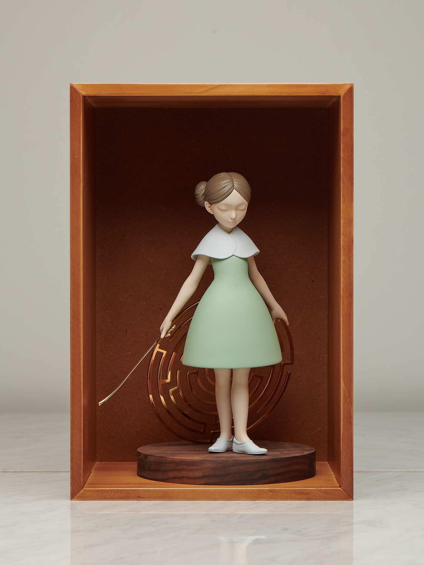 Maze，JAMES JEAN，Maze sculpture，Bronze carving，Little dancer，