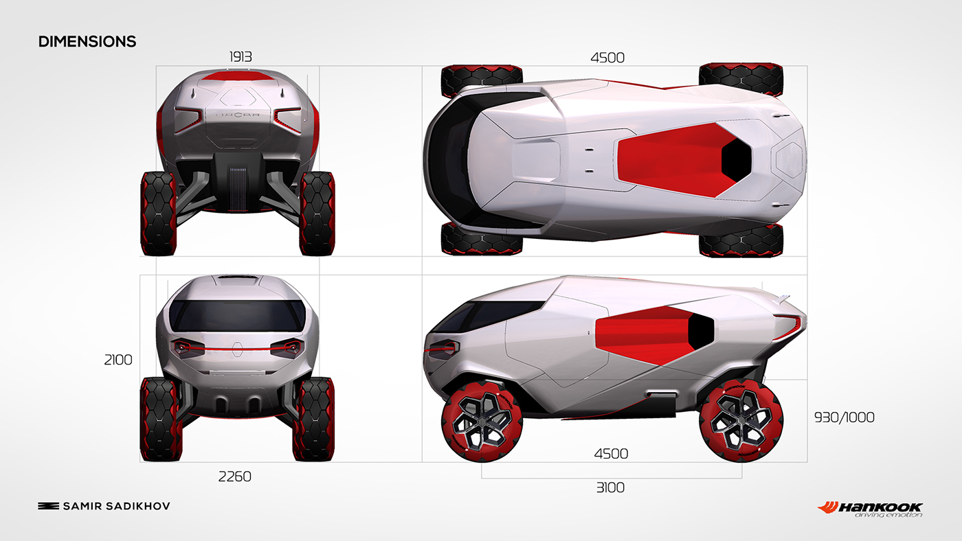 Hantai tire，Hankook，auto parts，industrial design，2015 red dot，