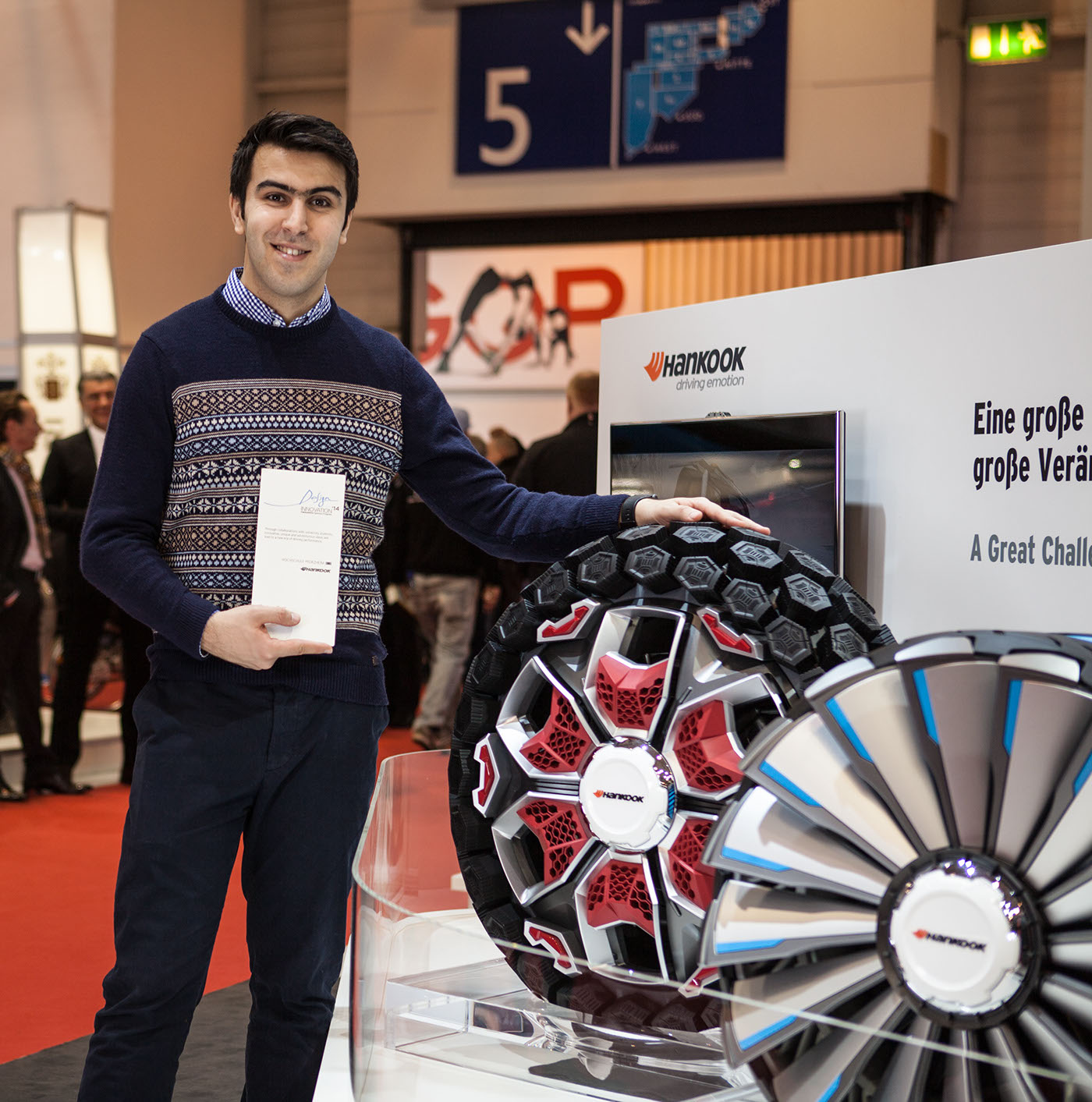 Hantai tire，Hankook，auto parts，industrial design，2015 red dot，