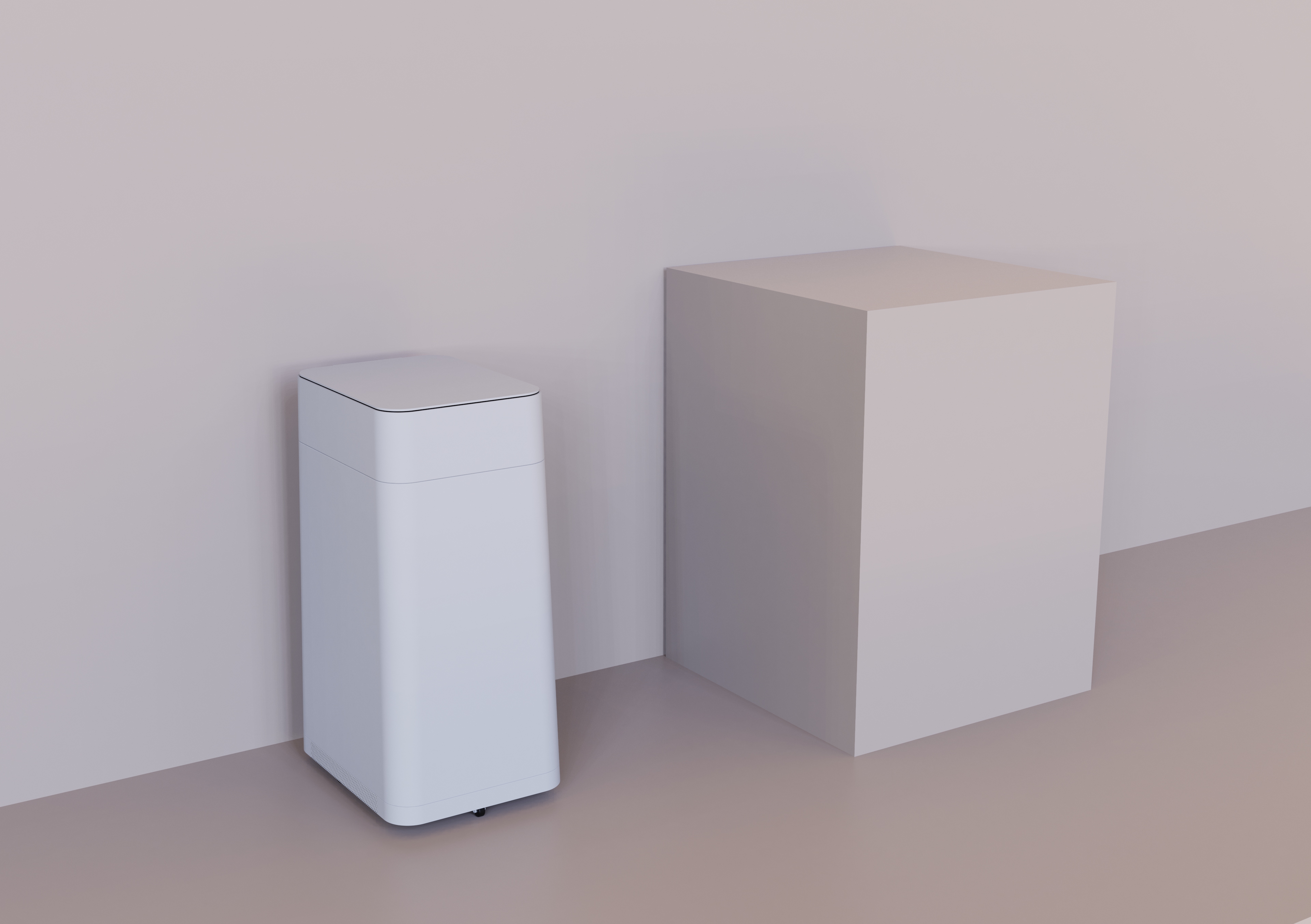 Intelligent life，Smart home，Trash can design，product design，Add point design，