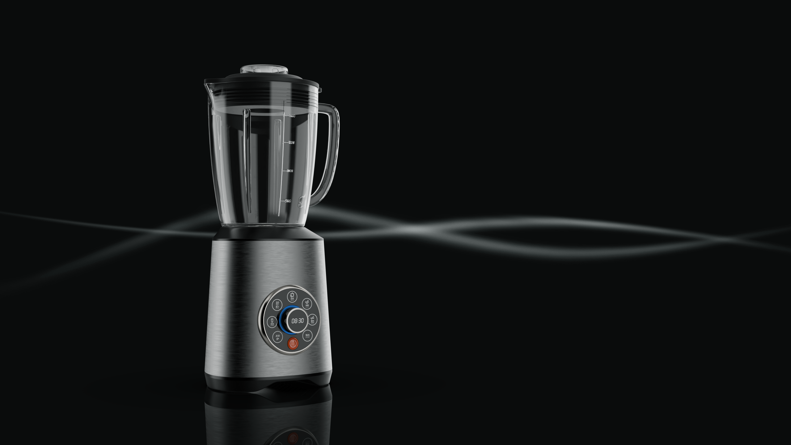 Wall breaker，food processor，Kitchen appliances，Household appliances，Advanced sense，Metallic texture，Juicer，Soybean Milk machine，