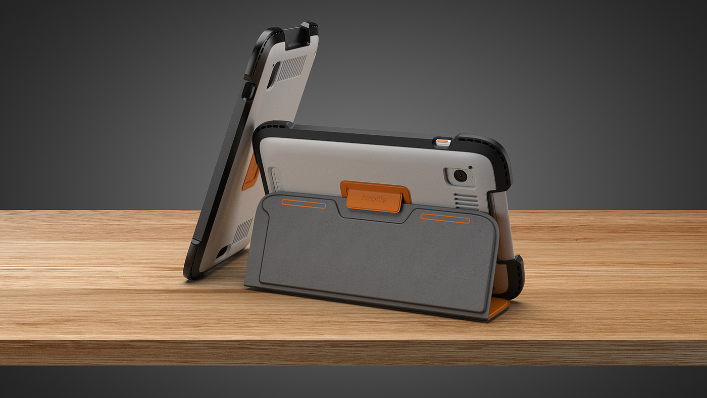 K12 students，grey，orange，smart cover，amplify，