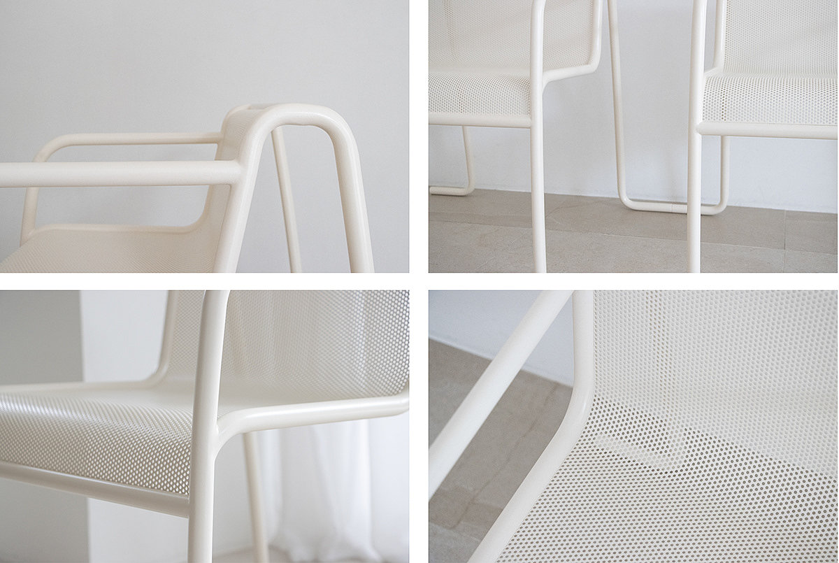 单引用模块式，不锈钢材质，设计美学，新型冠状病毒，椅子，Personal line chair，