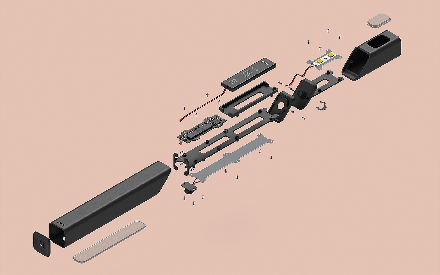 3d，Render，modularization，lamp，