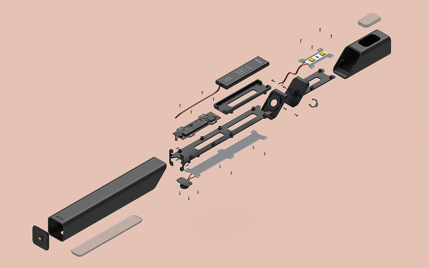 3d，渲染，模块化，灯，