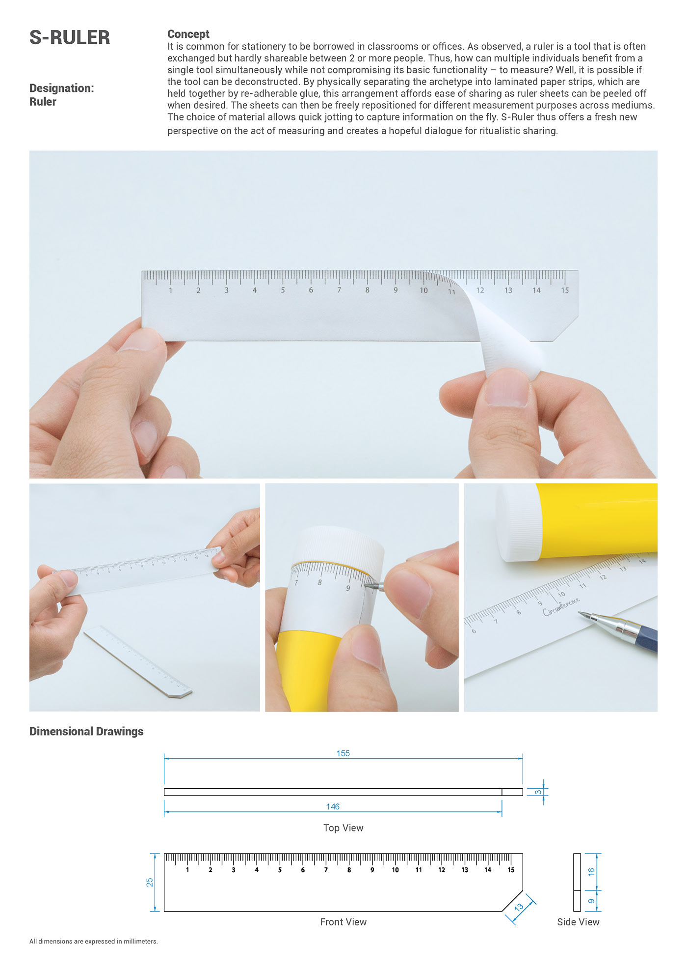 Stationery，ruler，originality，product design，