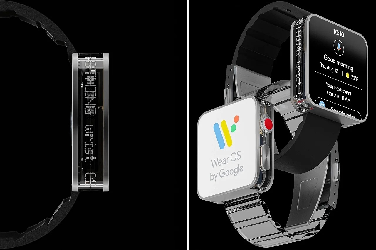 Wrist watch，intelligence，transparent，