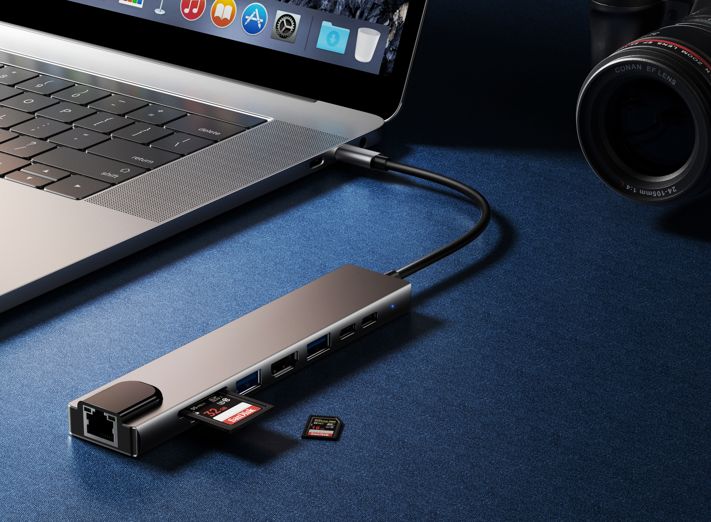 Octane rendering，Product rendering，Docking station，mouse，automobile，