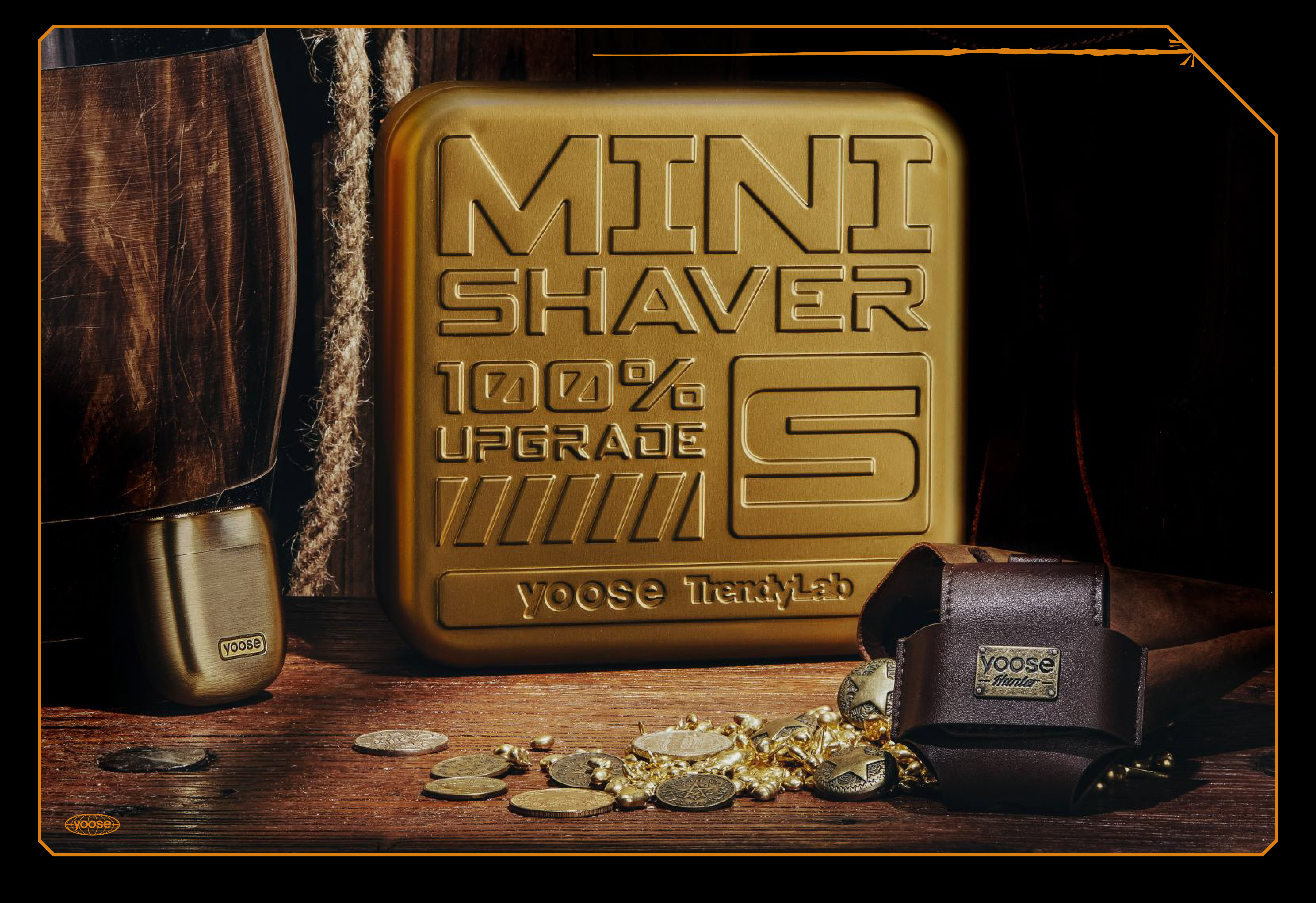 Illustration packaging，product design，Retro，Gift box，trend，Gehu，Electric shaver，Tide play，