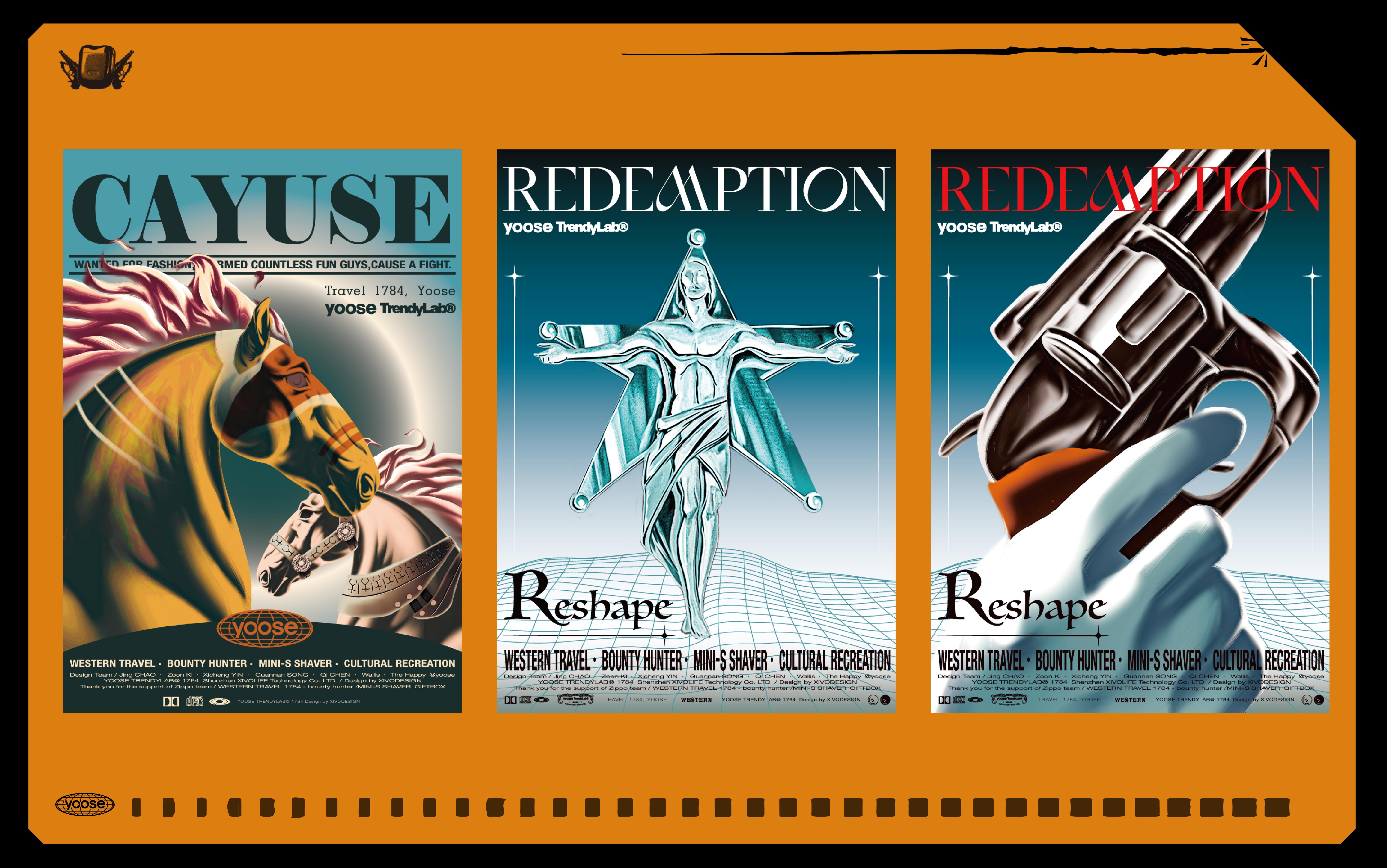 Illustration packaging，product design，Retro，Gift box，trend，Gehu，Electric shaver，Tide play，