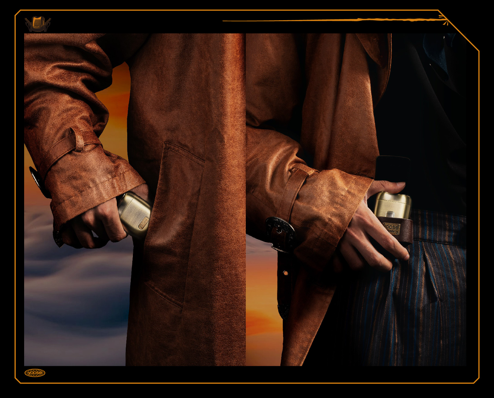 Illustration packaging，product design，Retro，Gift box，trend，Gehu，Electric shaver，Tide play，