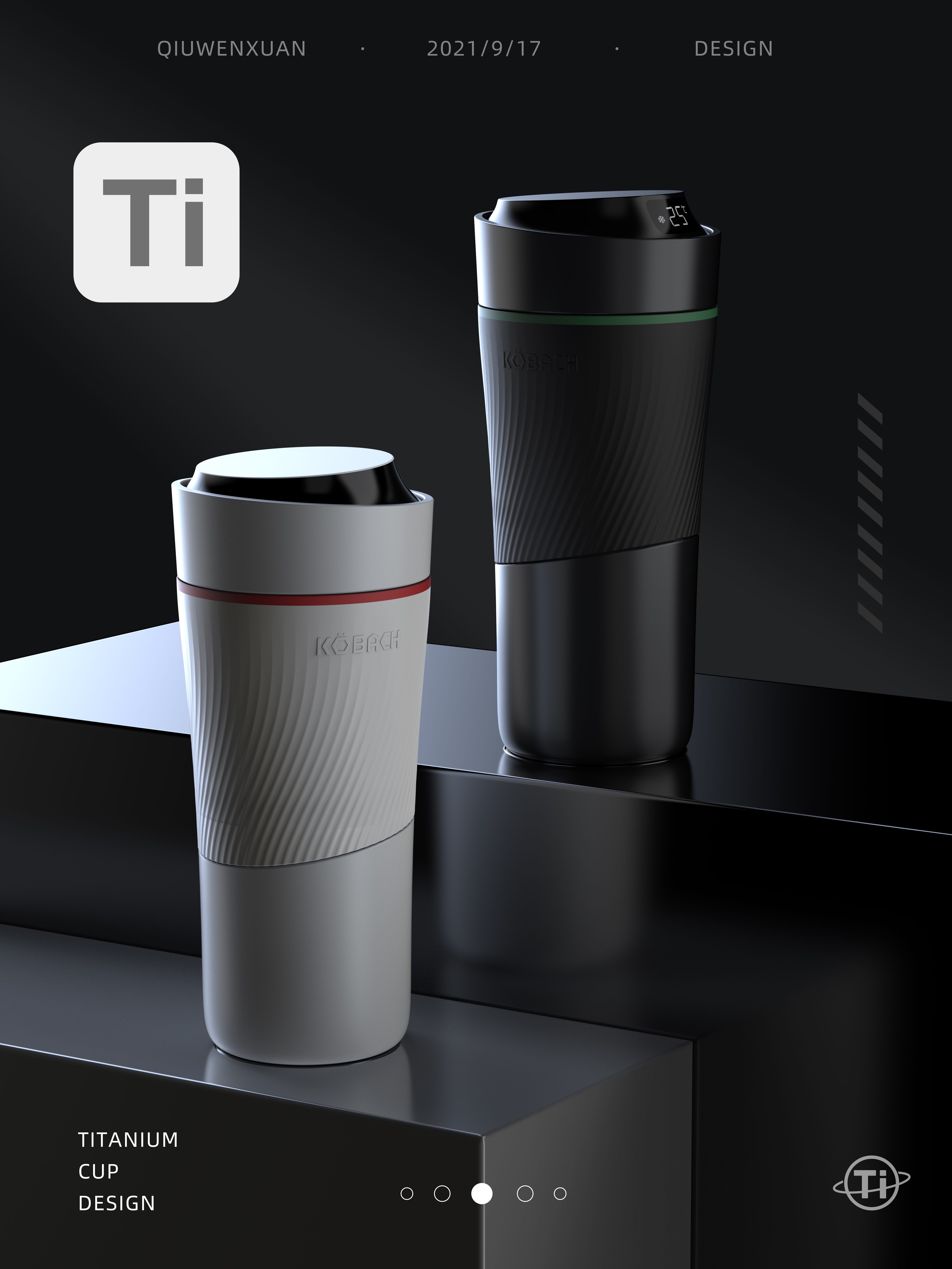 vacuum cup，Digital display thermos cup，Cup and pot design，Business cup，