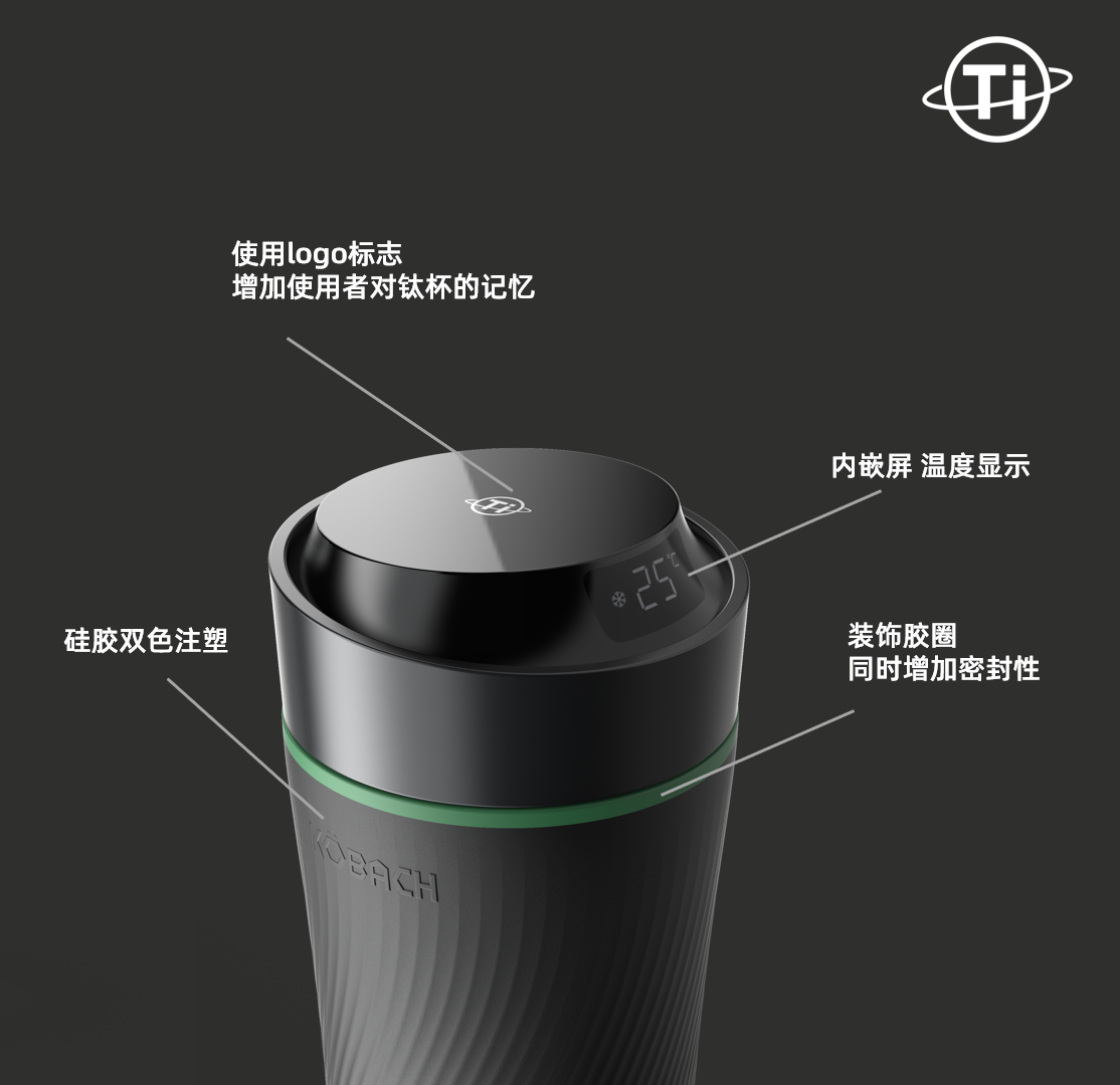 vacuum cup，Digital display thermos cup，Cup and pot design，Business cup，