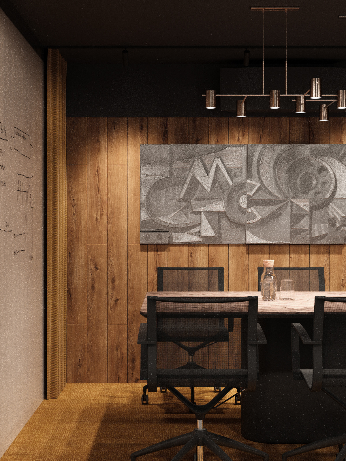 GOLD APPLE，MYTHOS，Interior design，spatial distribution ，GOLD APPLE OFFICE，