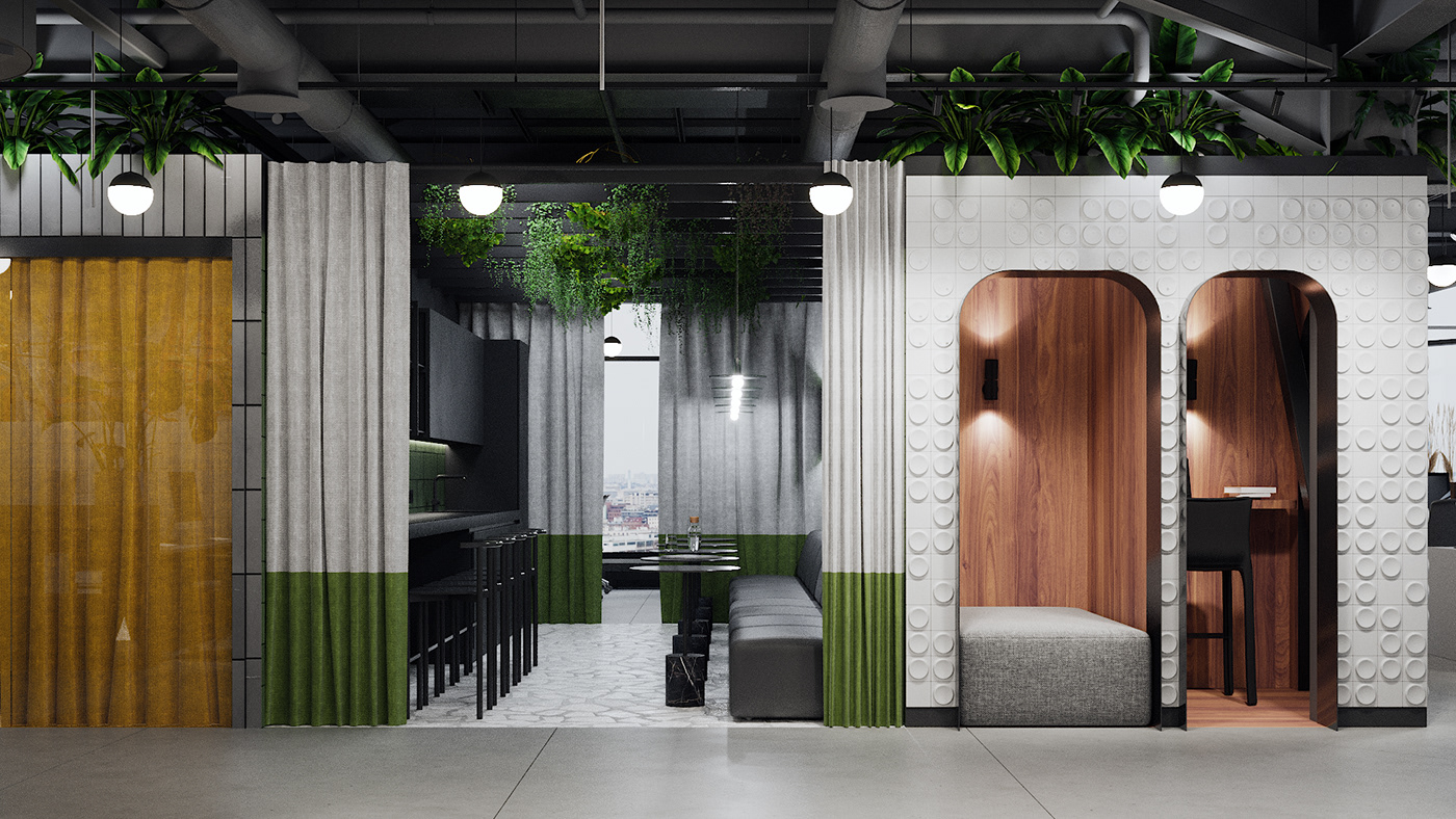 GOLD APPLE，MYTHOS，Interior design，spatial distribution ，GOLD APPLE OFFICE，