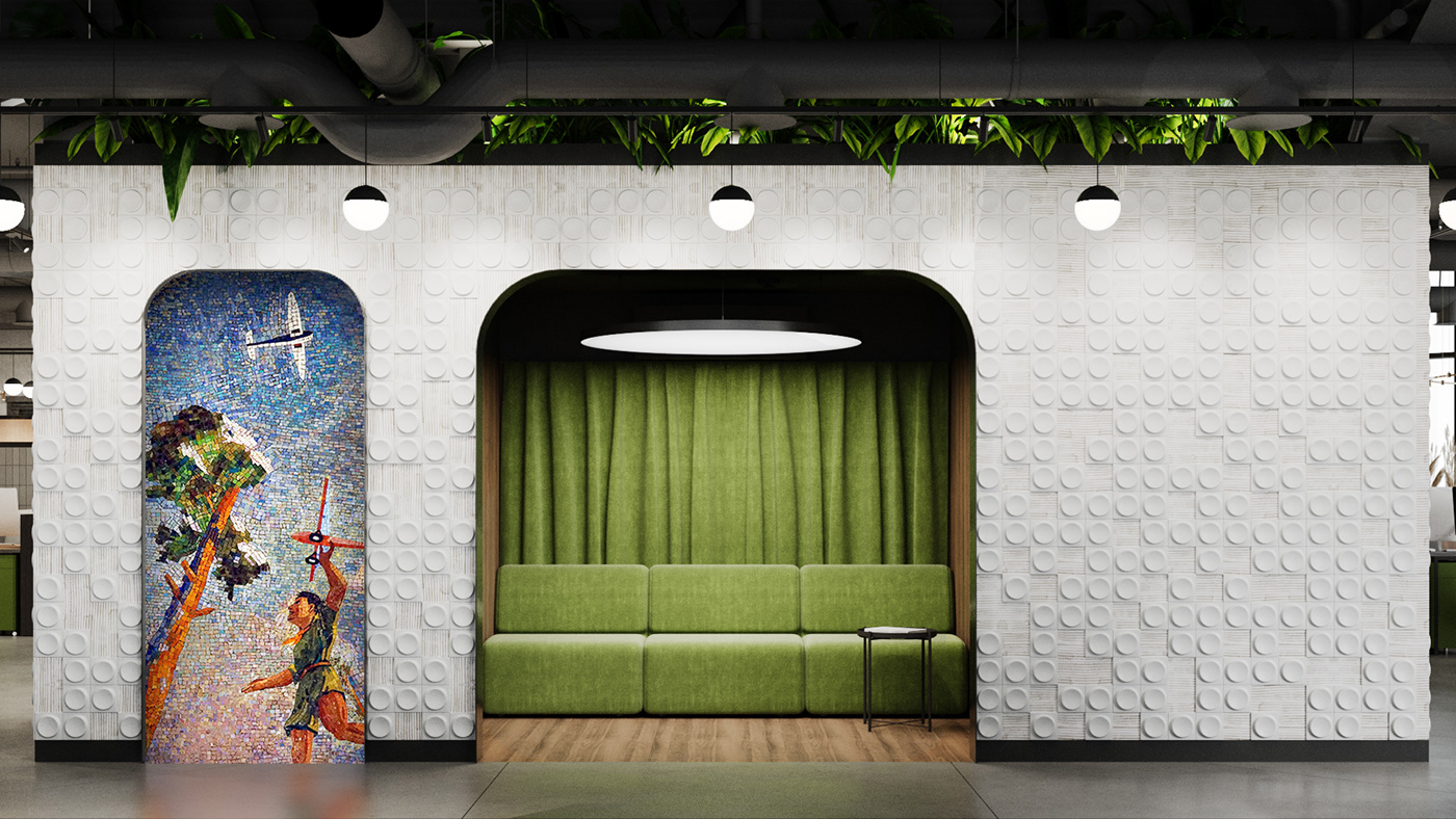 GOLD APPLE，MYTHOS，Interior design，spatial distribution ，GOLD APPLE OFFICE，