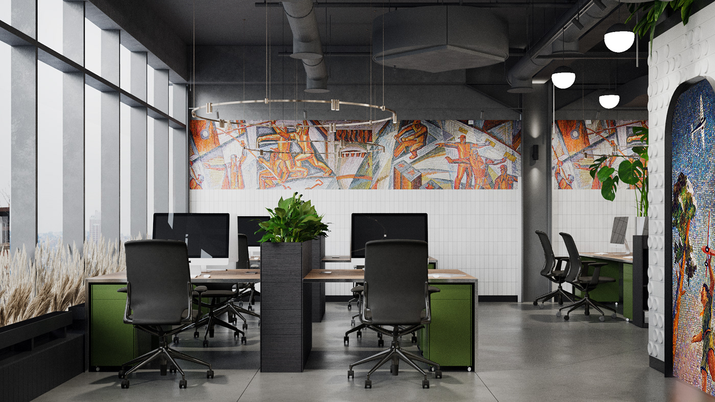 GOLD APPLE，MYTHOS，Interior design，spatial distribution ，GOLD APPLE OFFICE，