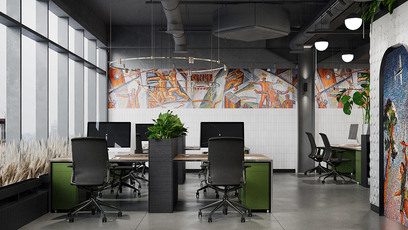 GOLD APPLE，MYTHOS，Interior design，spatial distribution ，GOLD APPLE OFFICE，