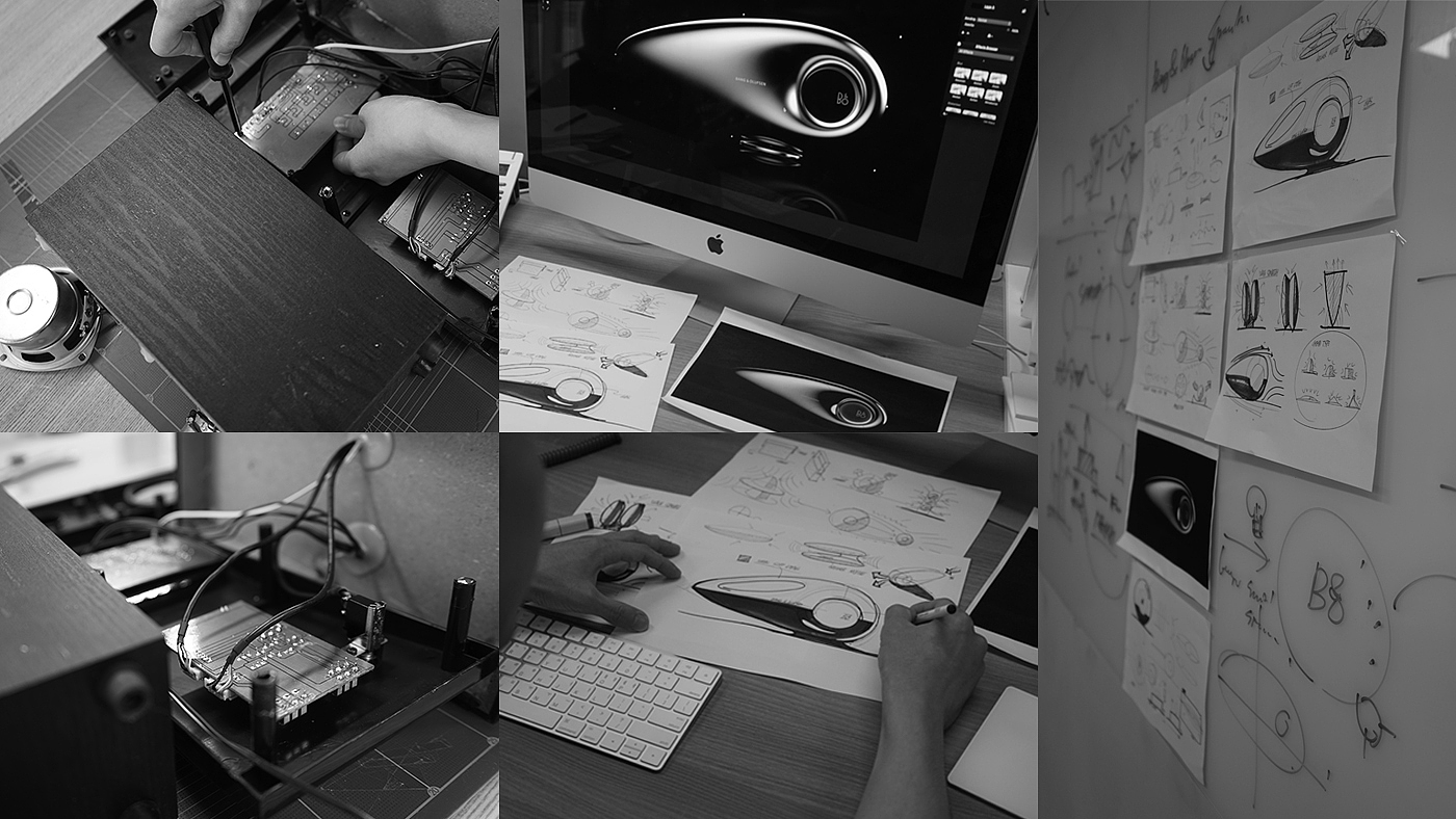 b&o，wireless，Bluetooth，loudspeaker box，conceptual design，