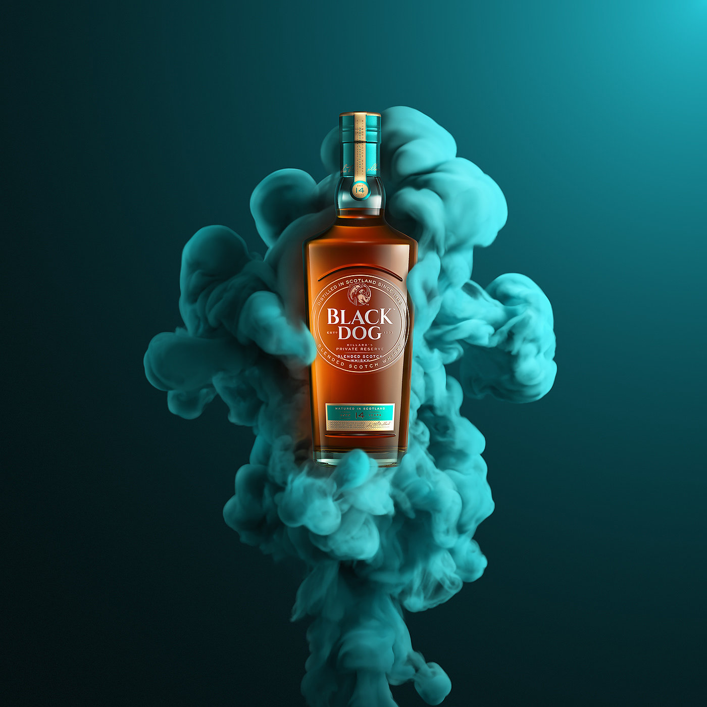 Black Dog Whisky，cgi，Alcohol，Whisky，