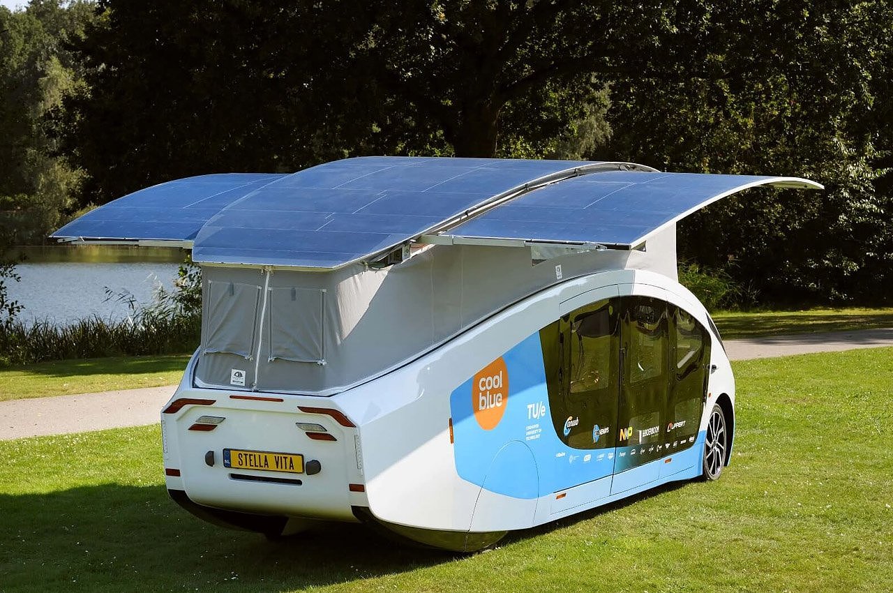 Solar camping car，solar energy，automobile，Touring car，