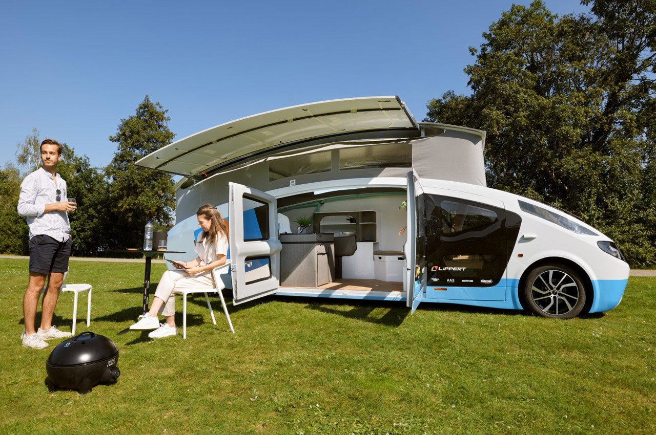 Solar camping car，solar energy，automobile，Touring car，
