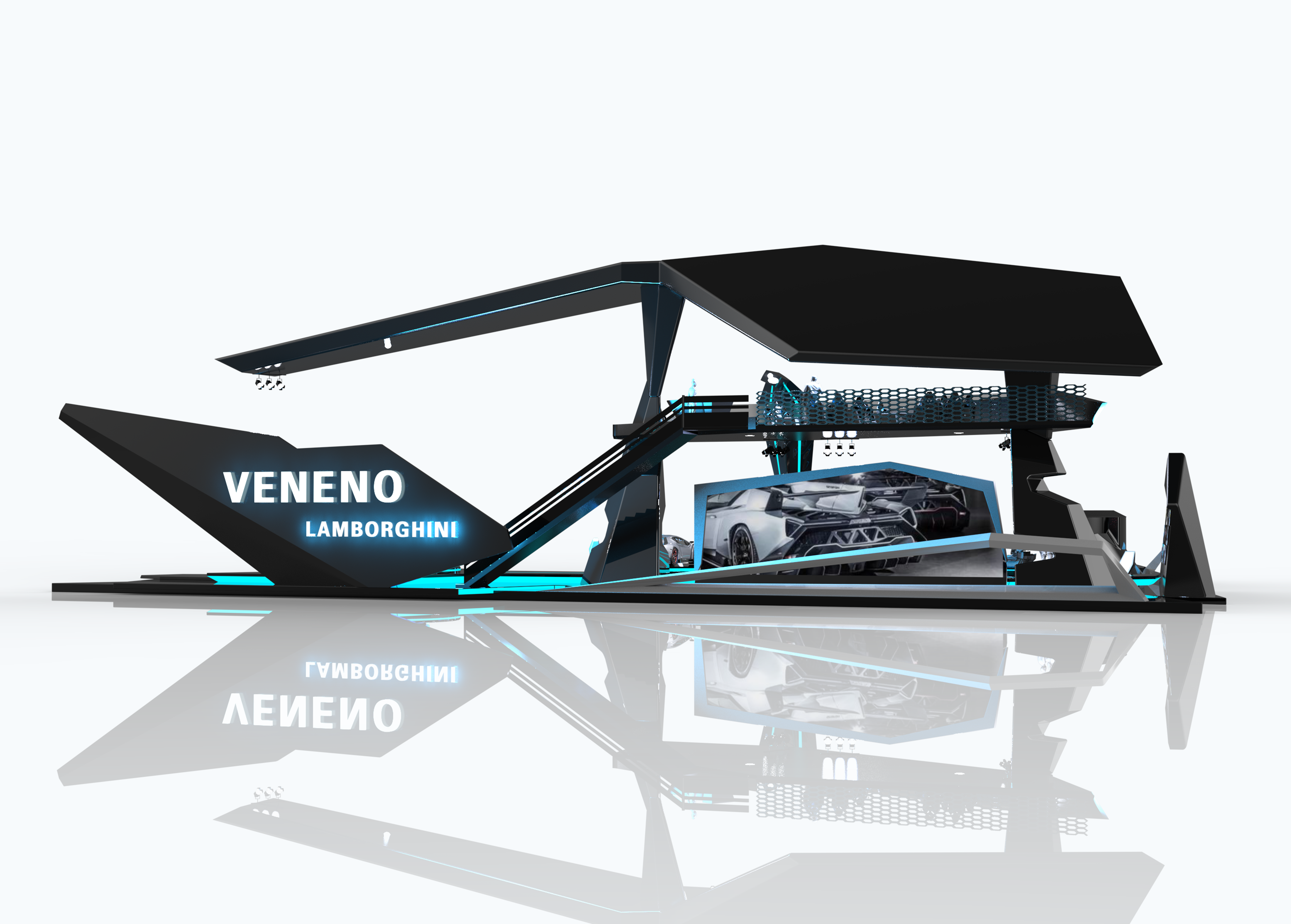 兰博基尼展厅设计