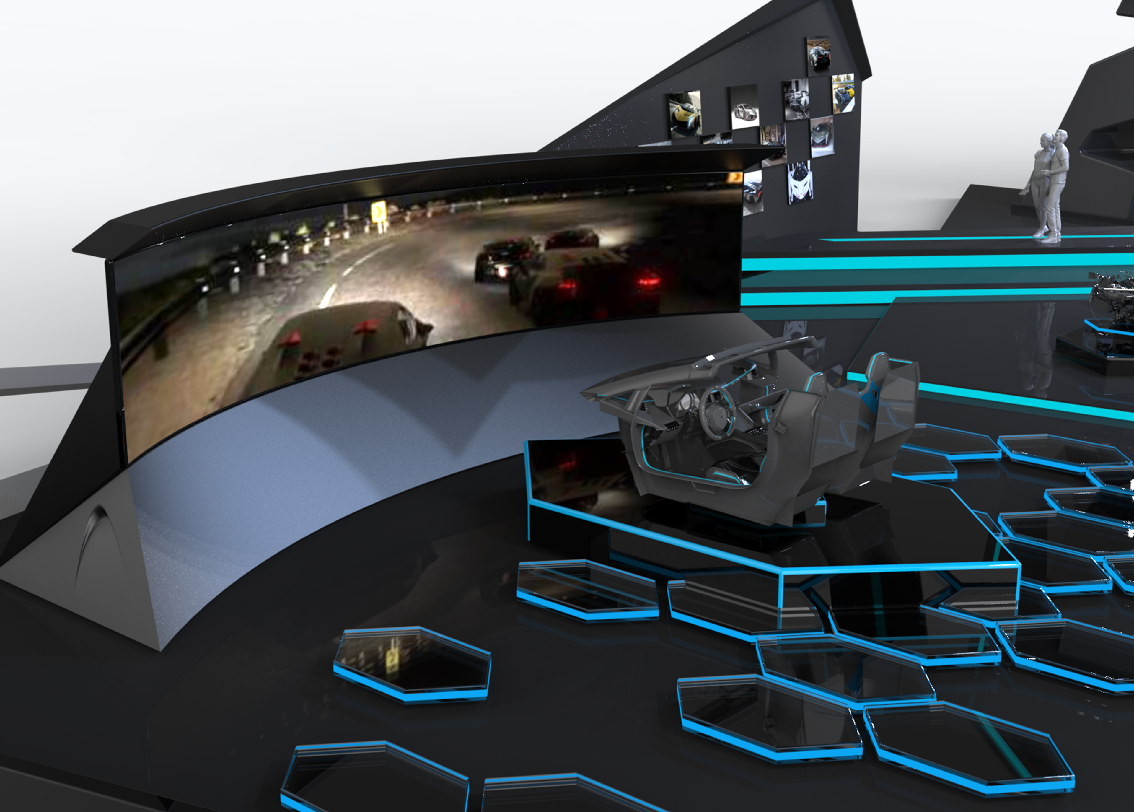 兰博基尼展厅设计