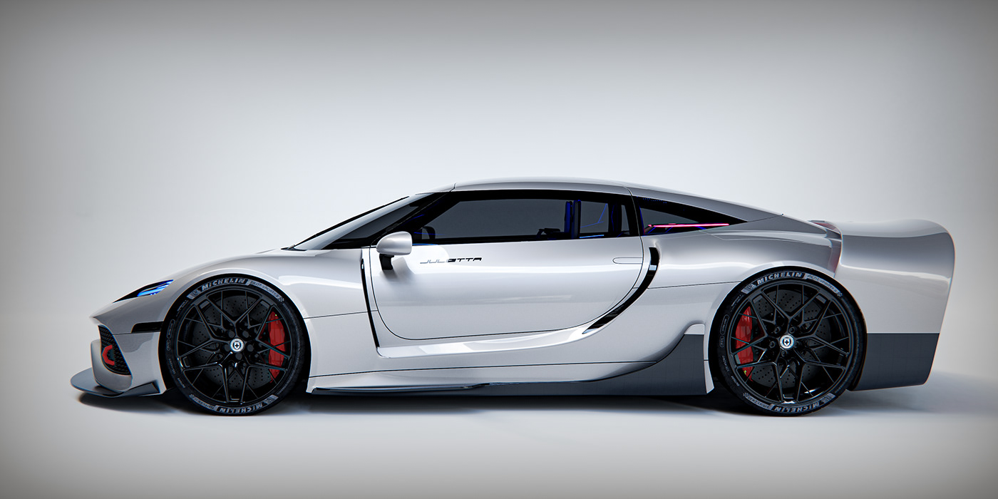 cgi，concept，automobile，H6 Julietta，