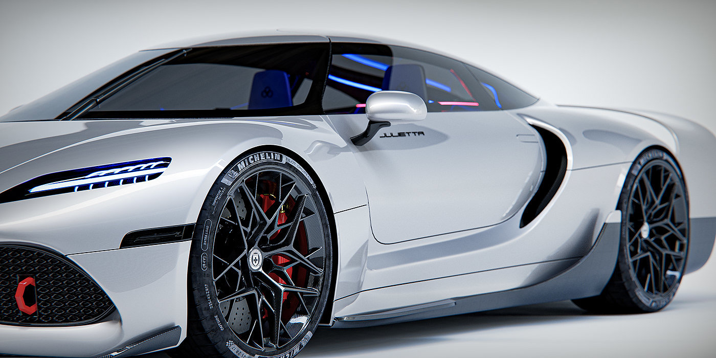 cgi，concept，automobile，H6 Julietta，
