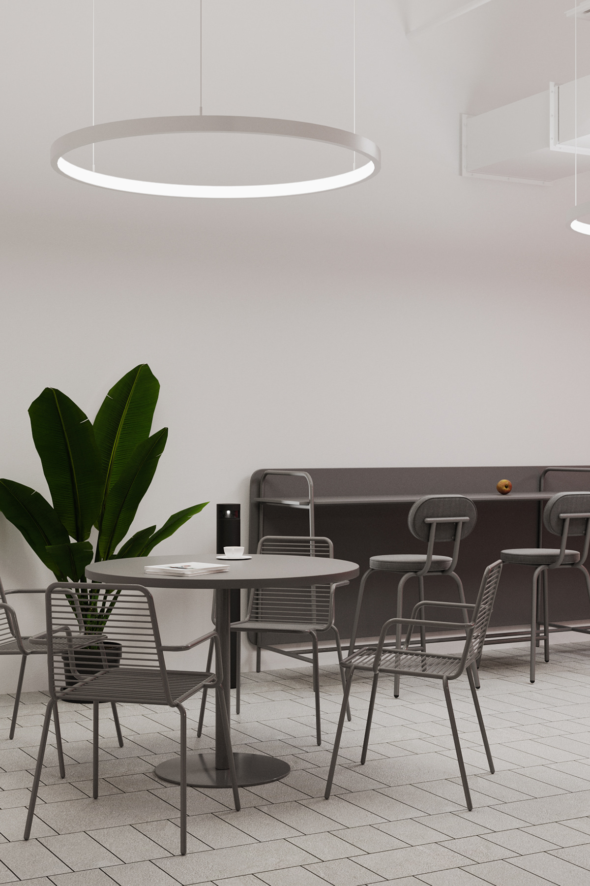 Office design，Minimalism，Pink，