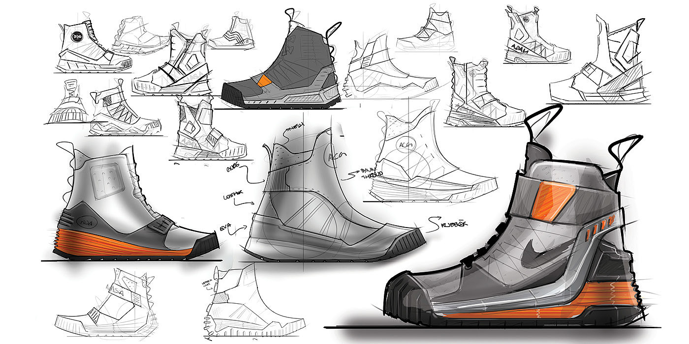 nike，rover，Hand drawn，sketch，