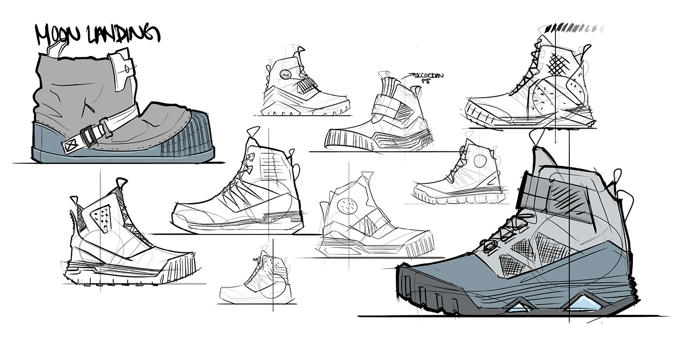 nike，rover，Hand drawn，sketch，
