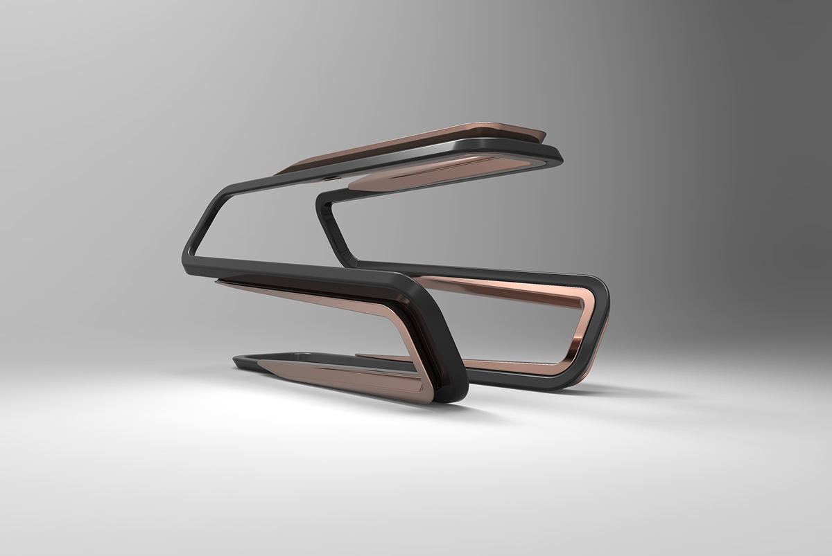 Plastic，copper，Wine rack，combination，