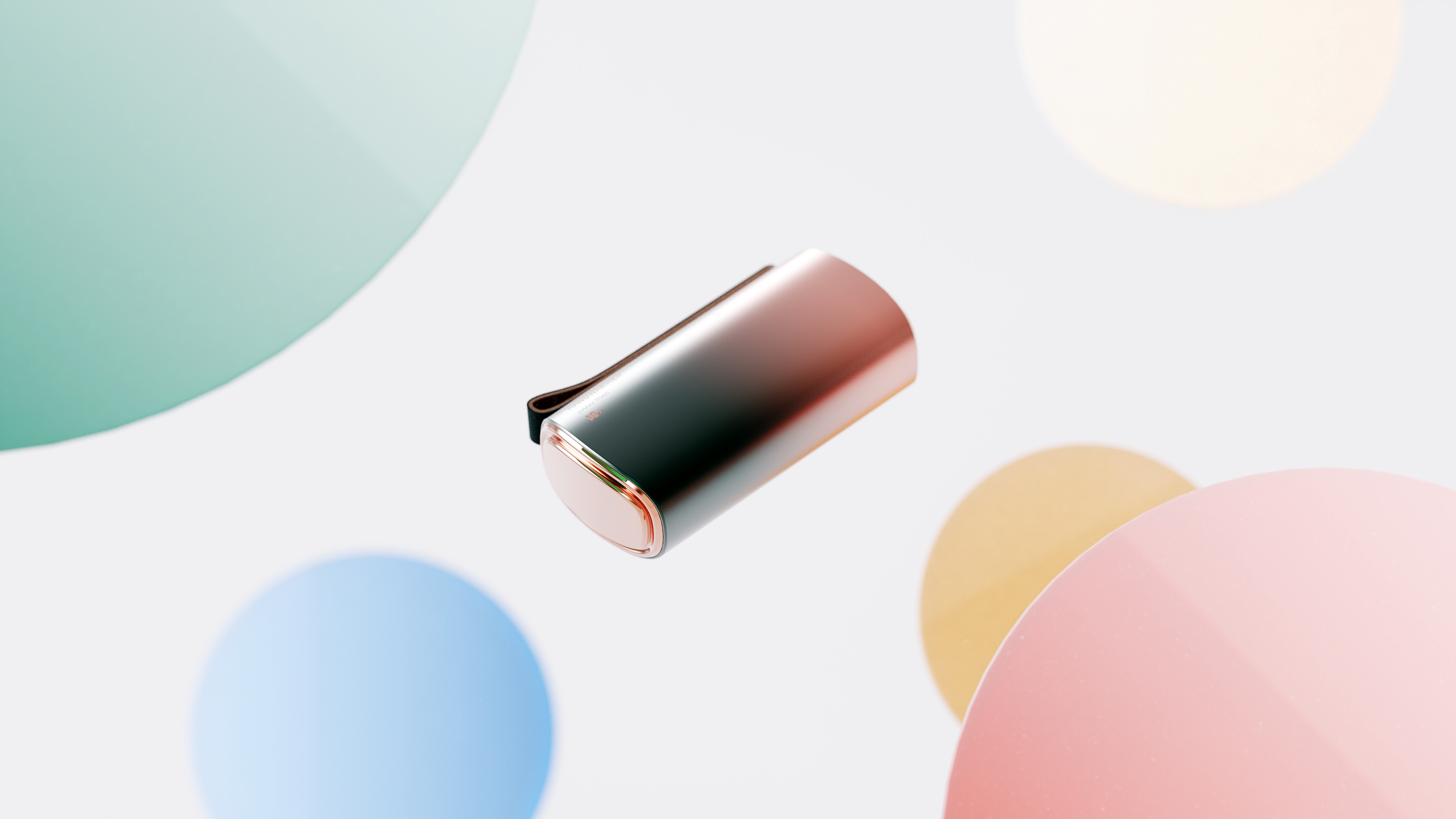 Hand warmer，portable battery，Gradual change，trend，fashion，