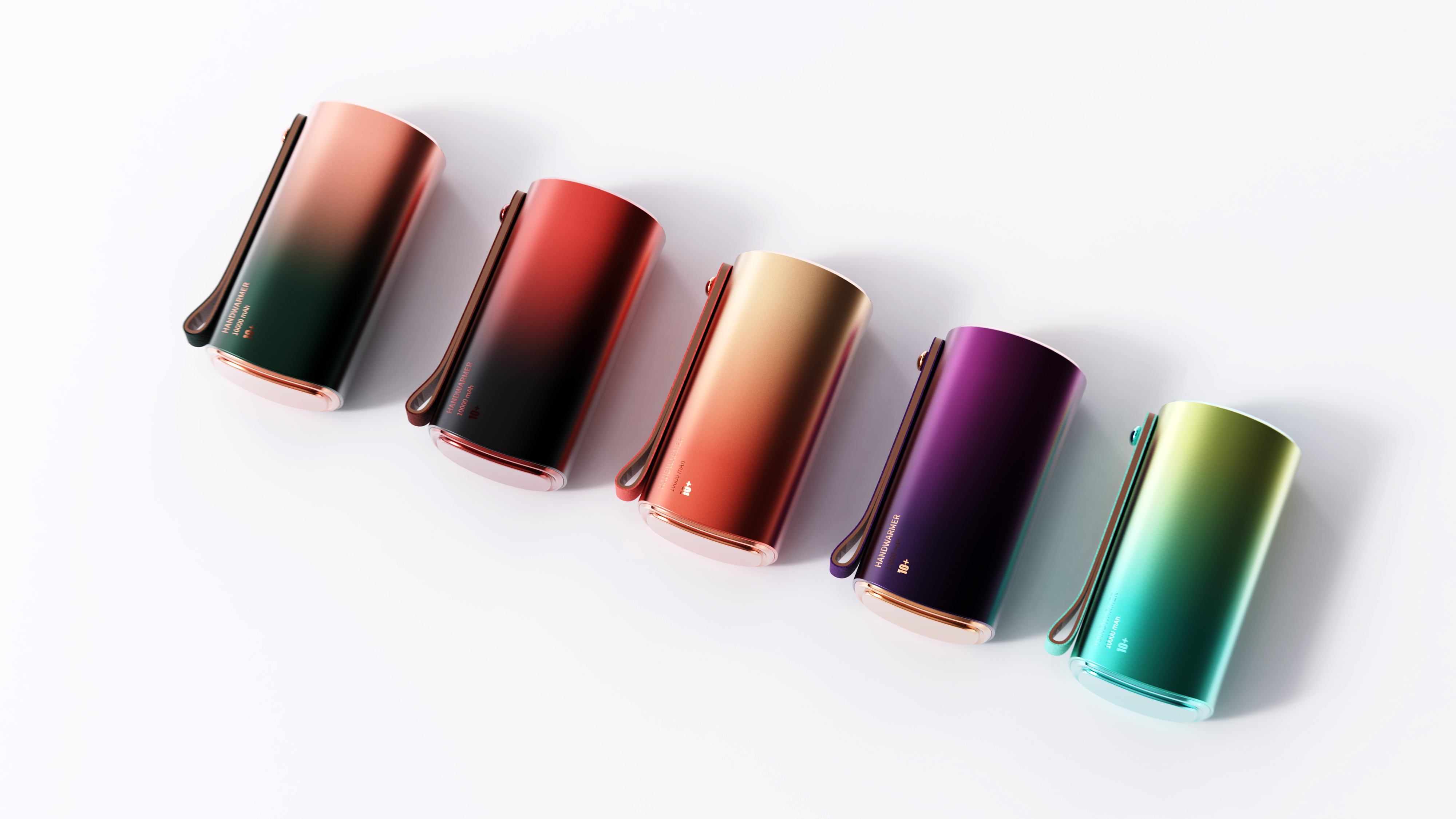 Hand warmer，portable battery，Gradual change，trend，fashion，