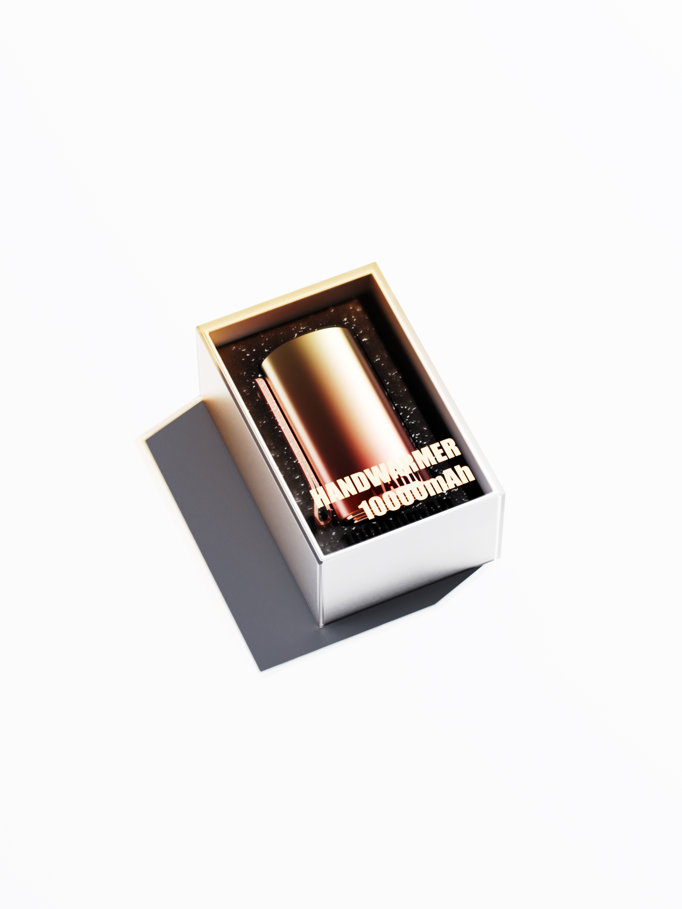 Hand warmer，portable battery，Gradual change，trend，fashion，