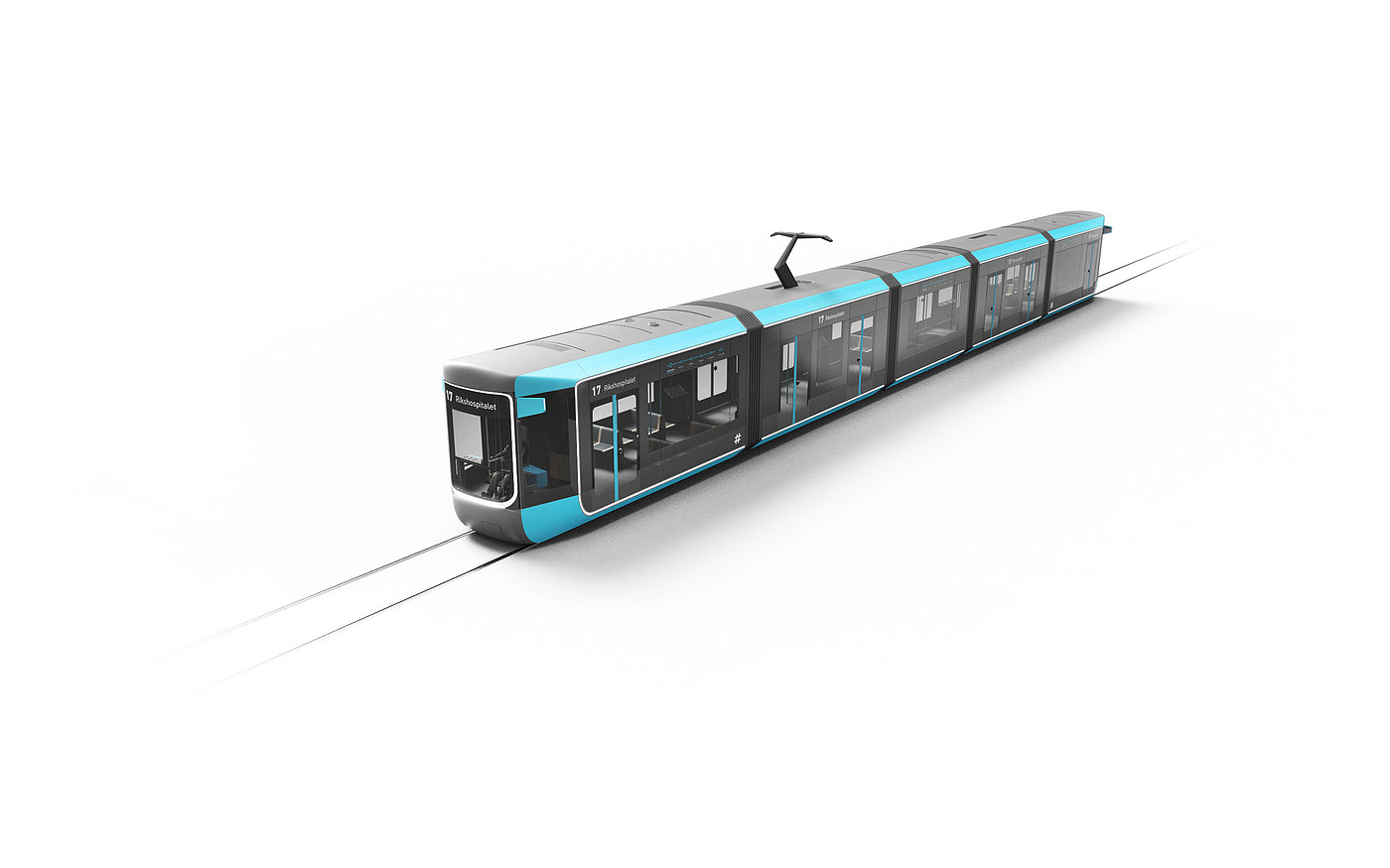 tram，vehicle，industrial design，Oslo tram，2016if Award，