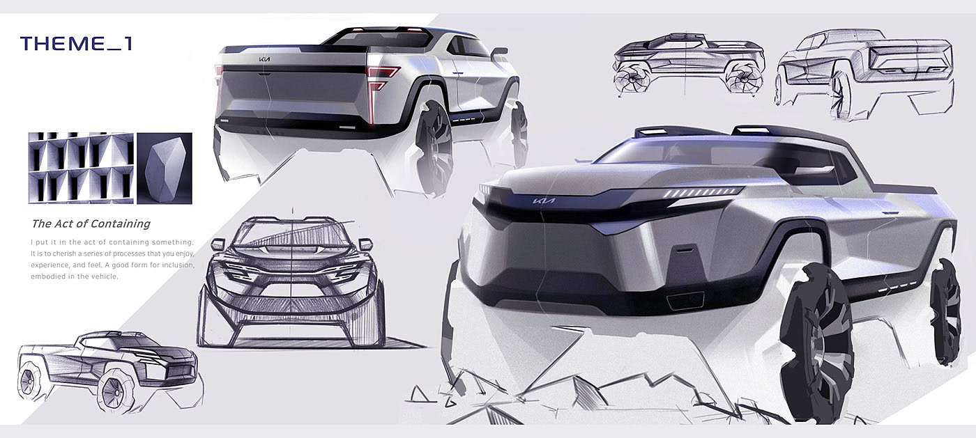 kia，皮卡车，2025，Automobile Design，