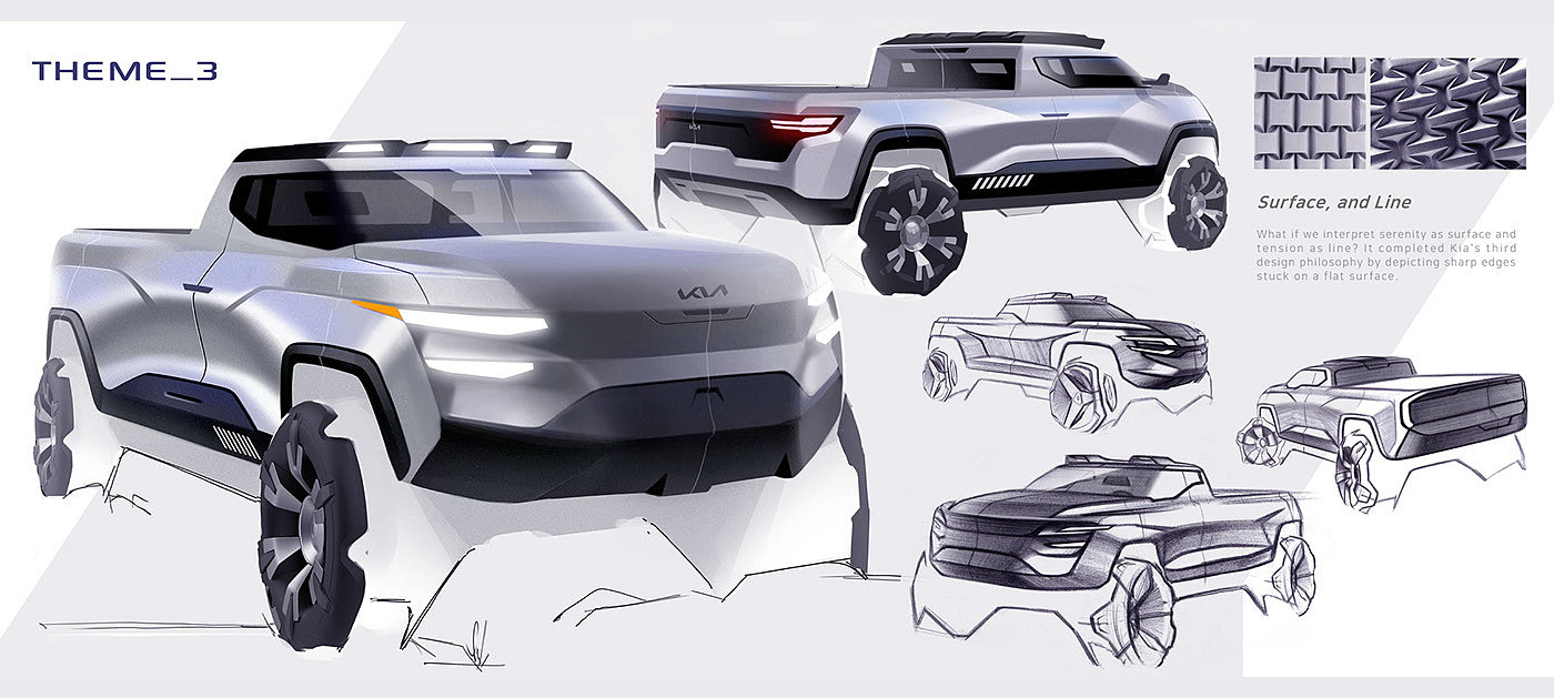 kia，皮卡车，2025，Automobile Design，