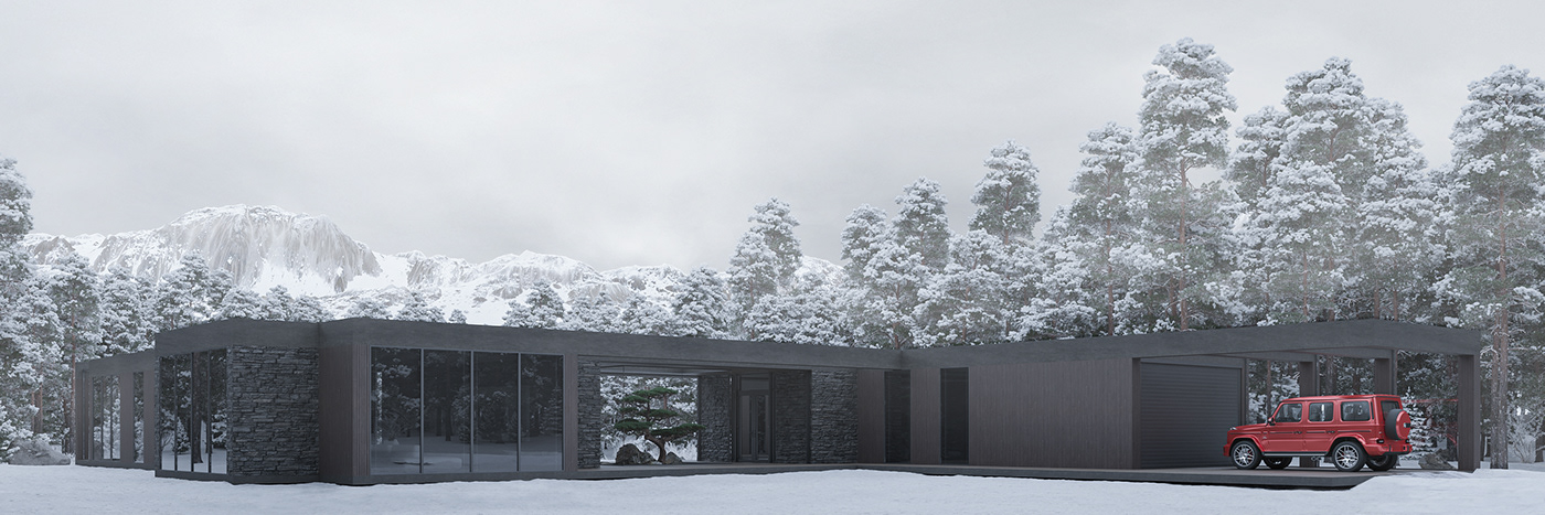 Architecture，Design，house，3d，