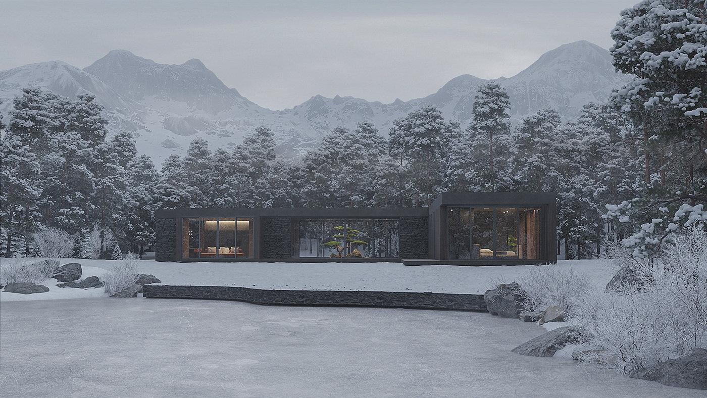 Architecture，Design，house，3d，