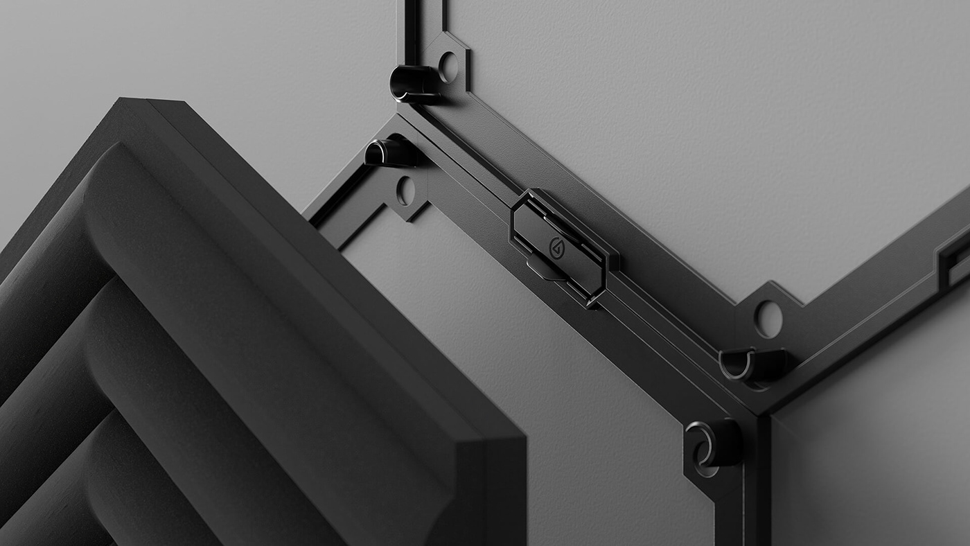 product design，Audio panel，sound，Acoustic foam，