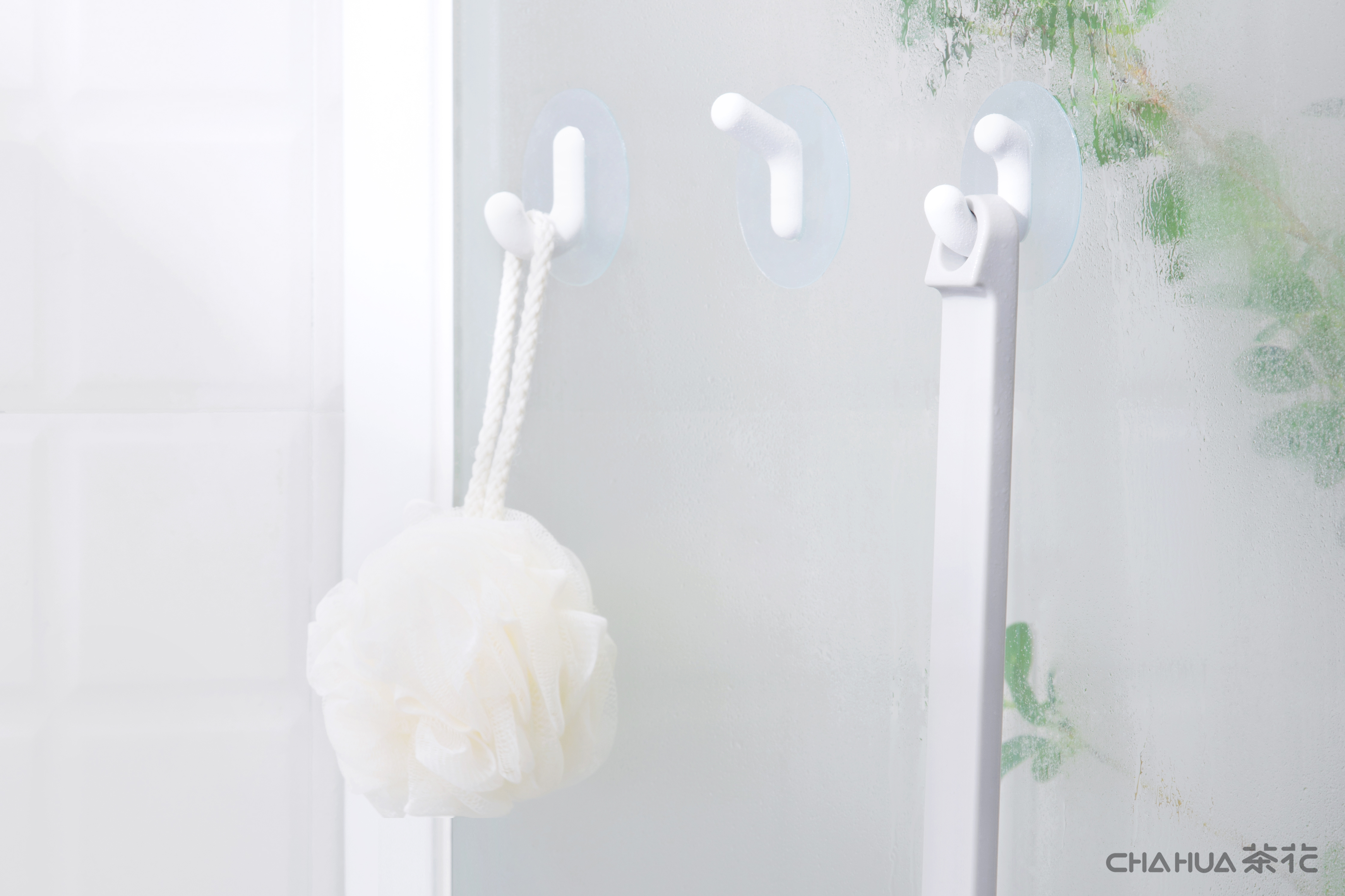 Camellia，Home Furnishing，Sticking hook，letter，white，geometry，a hook，