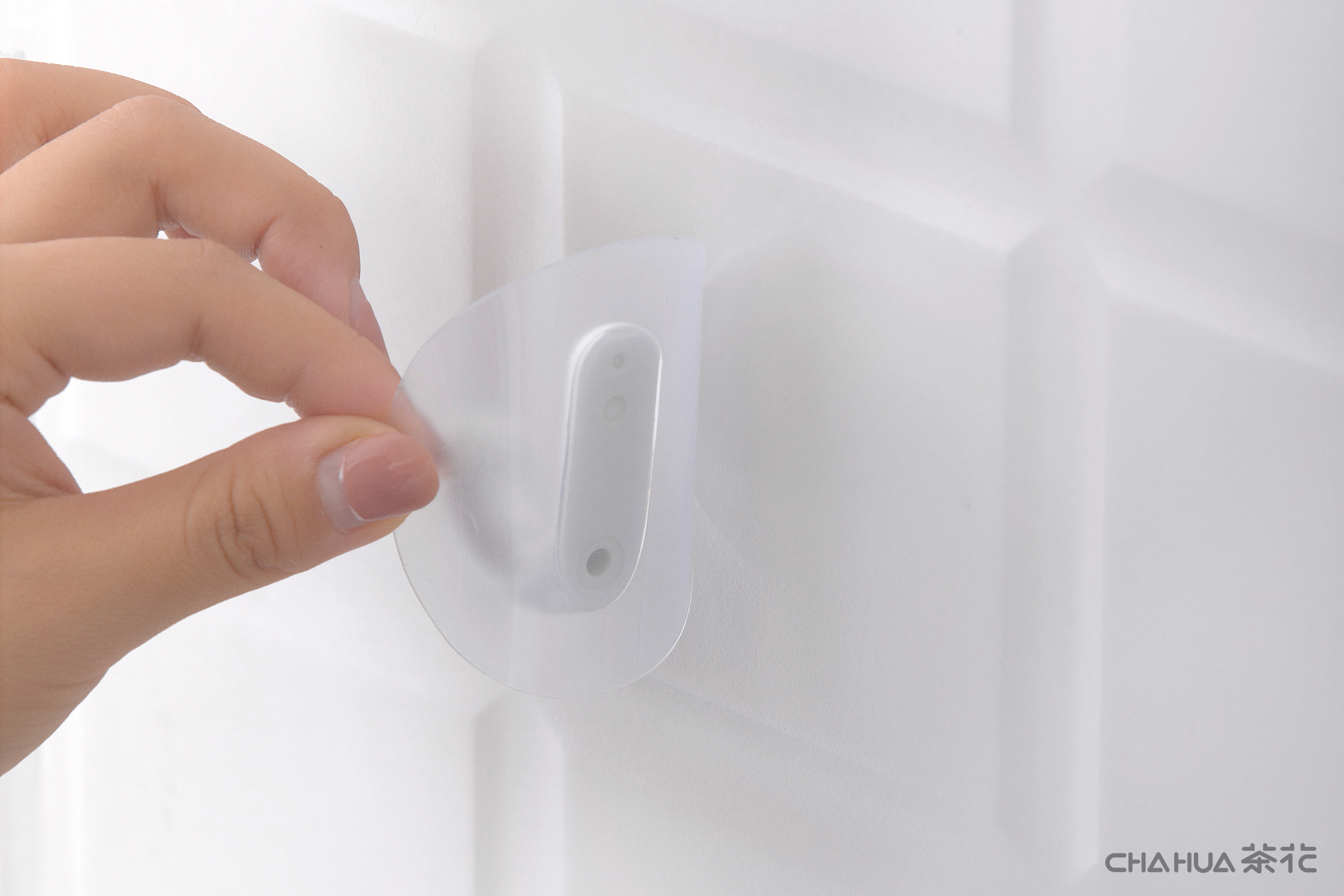 Camellia，Home Furnishing，Sticking hook，letter，white，geometry，a hook，