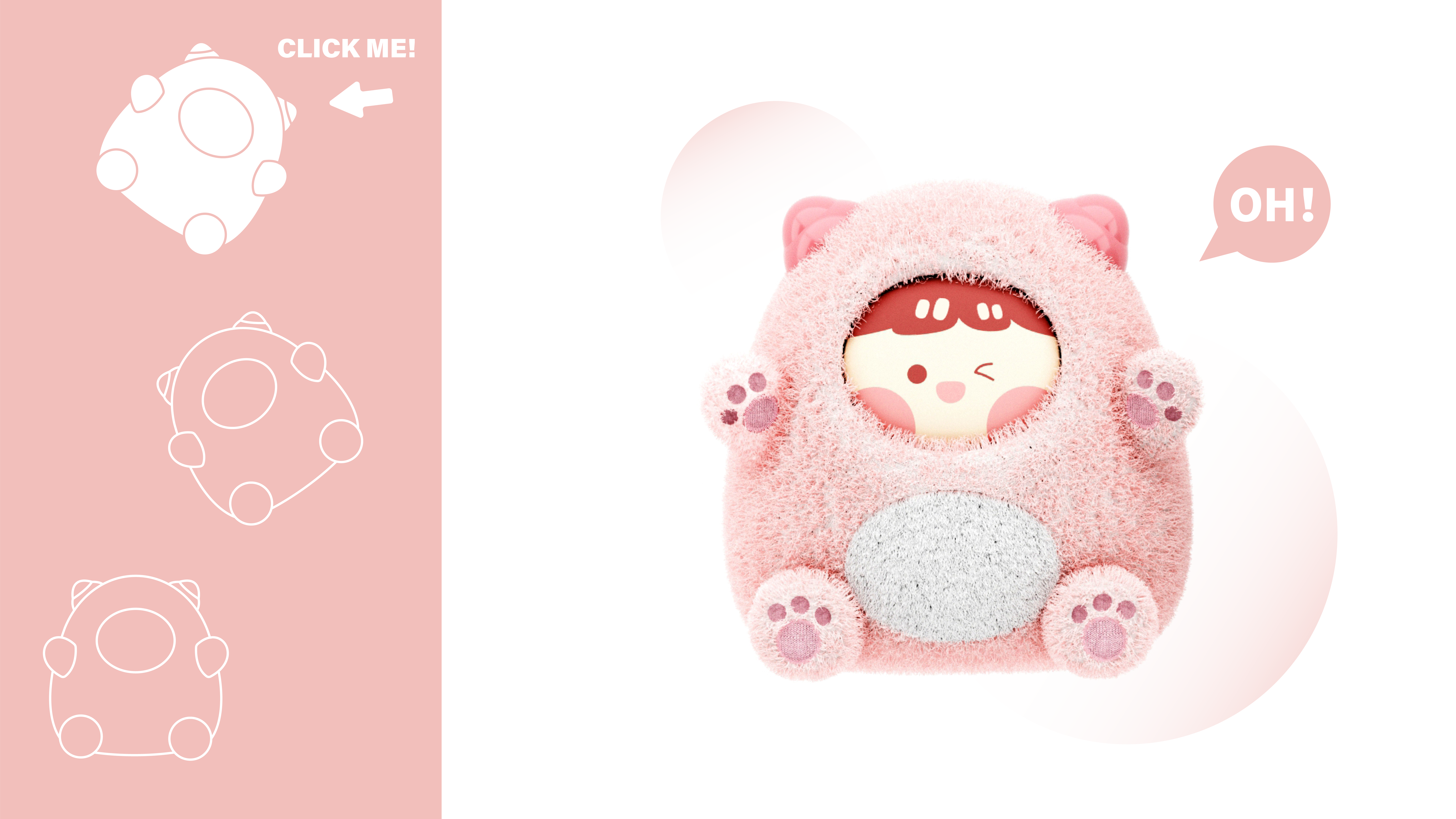 Hand warmer，portable source，Cartoon modeling，lovely，Cute fun，Toys，