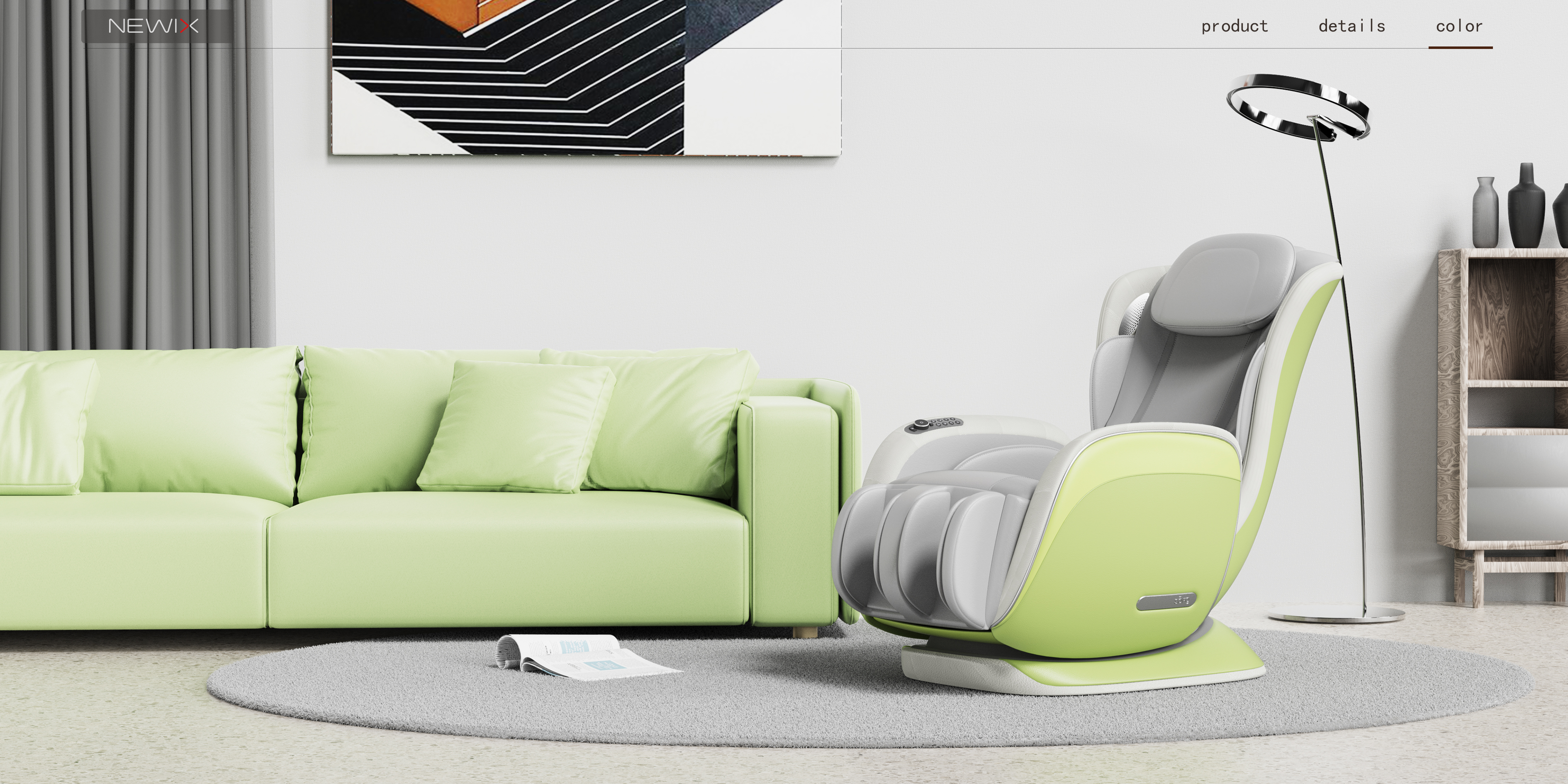 Massage chair，Massage Chair，Ergonomics，product design，Appearance design，be younger，Product definition，